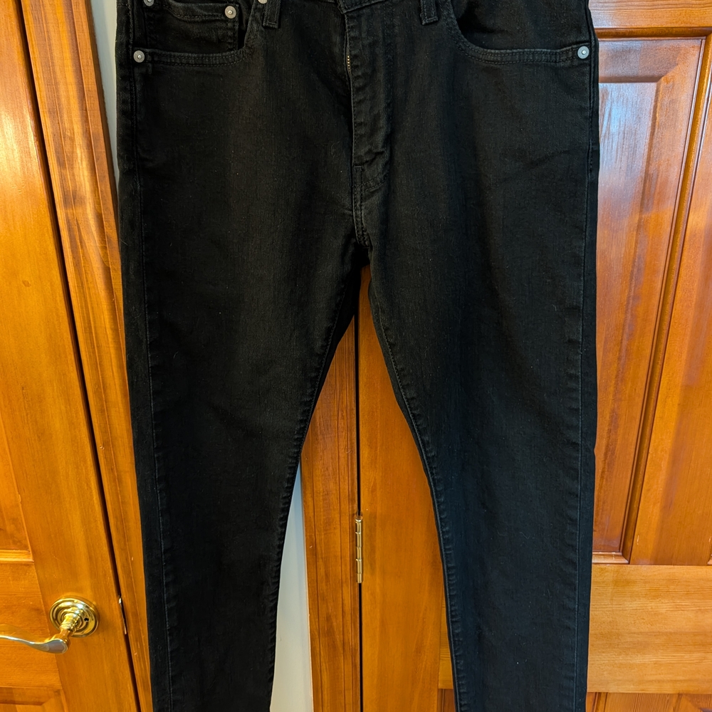 Levi's 512 Slim Tapered Men's Black Jeans W31 X L 30